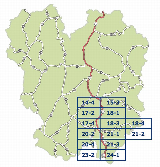 来見小学校区分割図